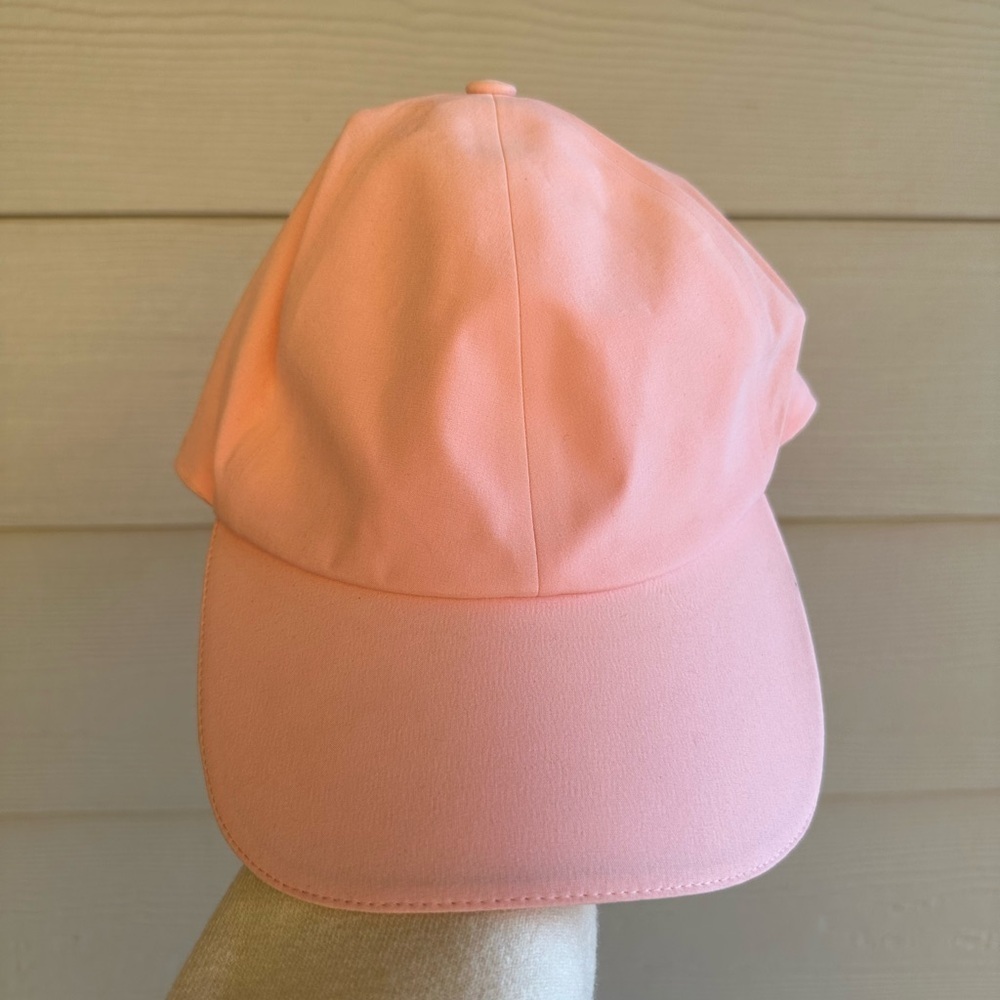 Bright baby pink lululemon hat